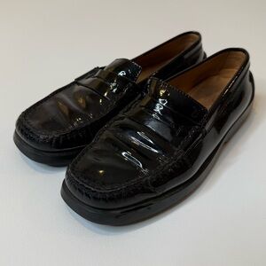 Tod’s Gommino Penny Loafers Patent Leather Size 37